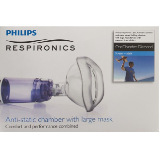 OptiChamber Diamond with Lite Touch mask from 5 years & adults