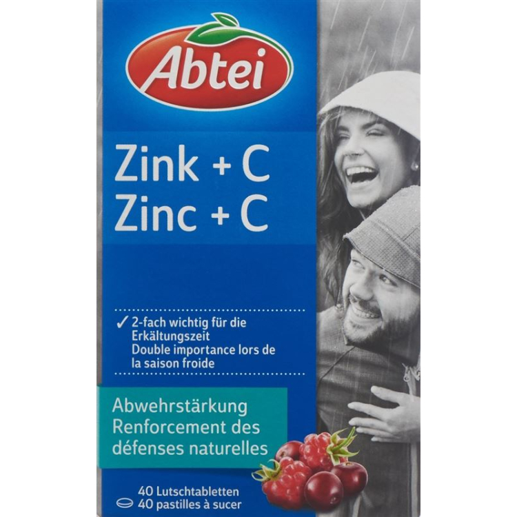 Abtei Zinc + C 40 lozenges