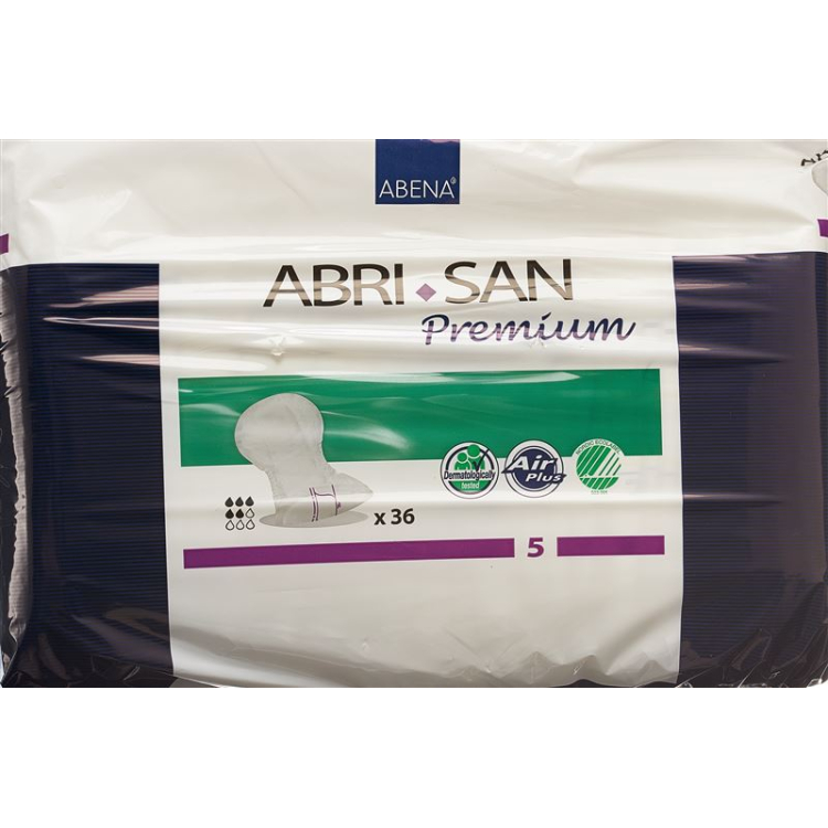 Abri-San Premium បញ្ចូលរាងកាយវិភាគវិទ្យា Nr5 28x54cm ពណ៌ស្វាយ Sa