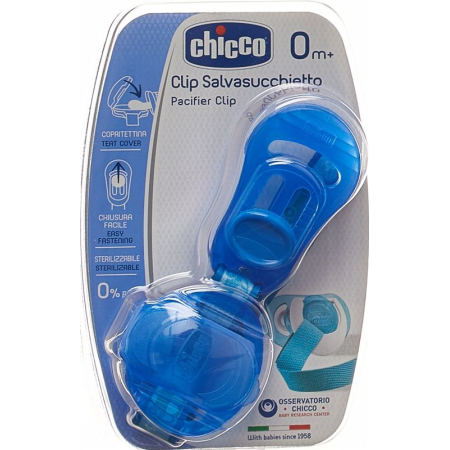 Chicco spenebeskyttelse med klips BLÅ 0m+