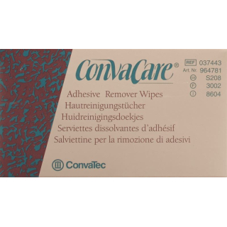 Convacare skin cleansing cloth 3x7cm white 100 bags