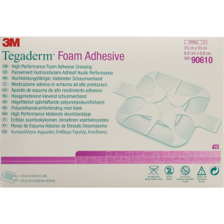 3M Tegaderm Foam 5x5cm adhesive 10 pcs