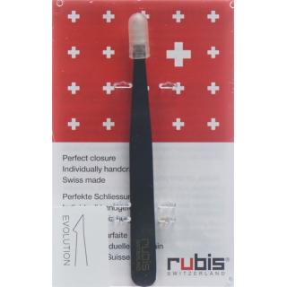 Rubis tweezers evolution black stainless steel