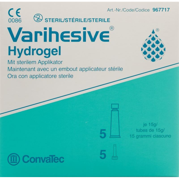 VARIHESIVE Hydrogel m معقمة أبليكاتور