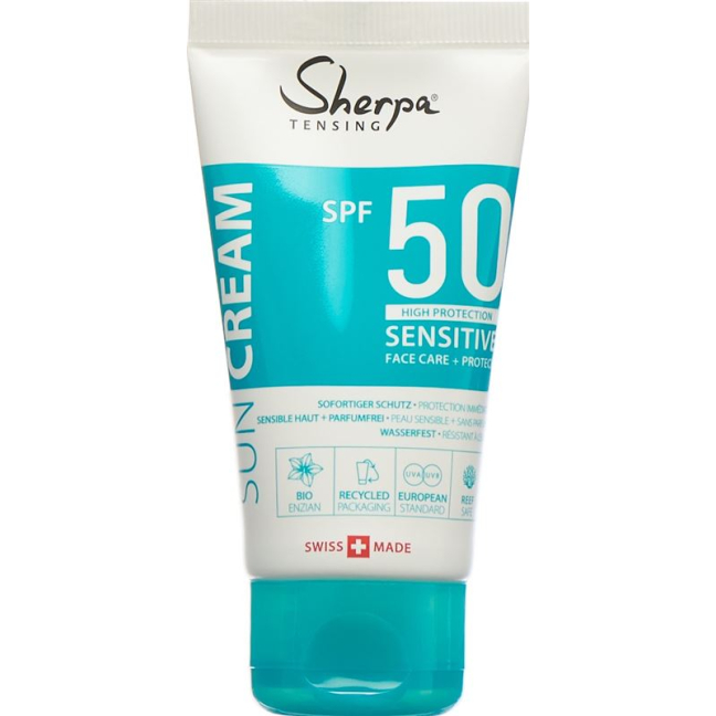 Sherpa Tensing Sonnencreme SPF 50 SENSITIVE Tb 50 ml
