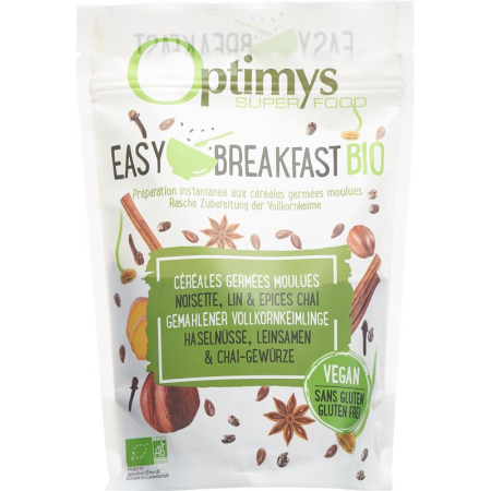 Optimys Easy Breakfast Hazelnuts Flax Seeds and Chai Spices