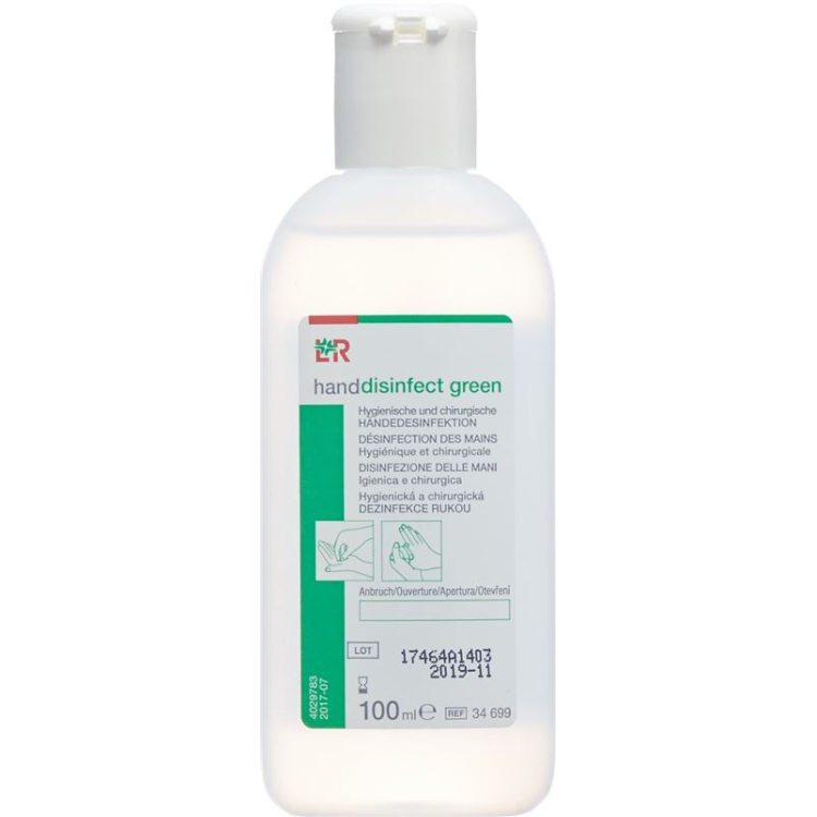 L & R handdisinfect green Fl 1000 ml