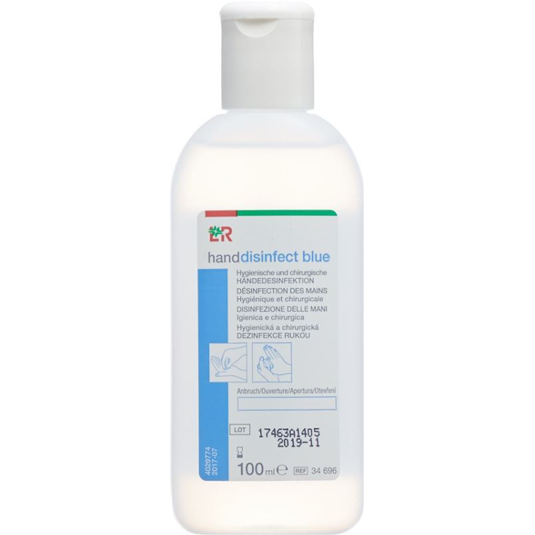 L&R handdisinfect blue Fl 100 ml