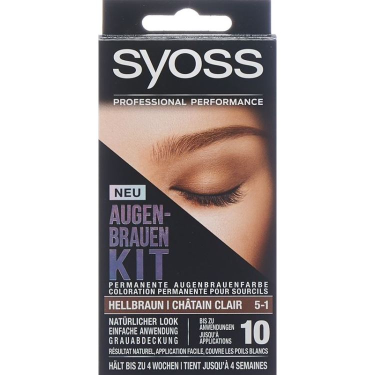 Syoss Eyebrow Kit light brown 10 ml