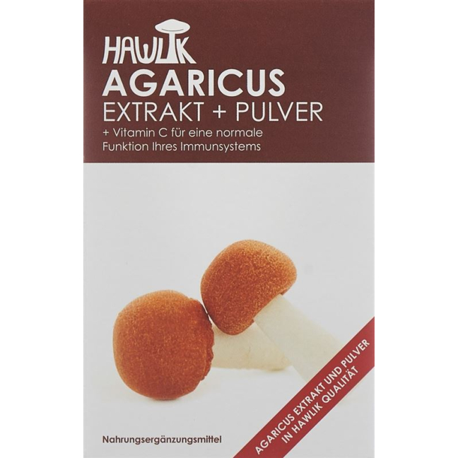 Hawlik Agaricus Extract + Powder Caps 60 pcs