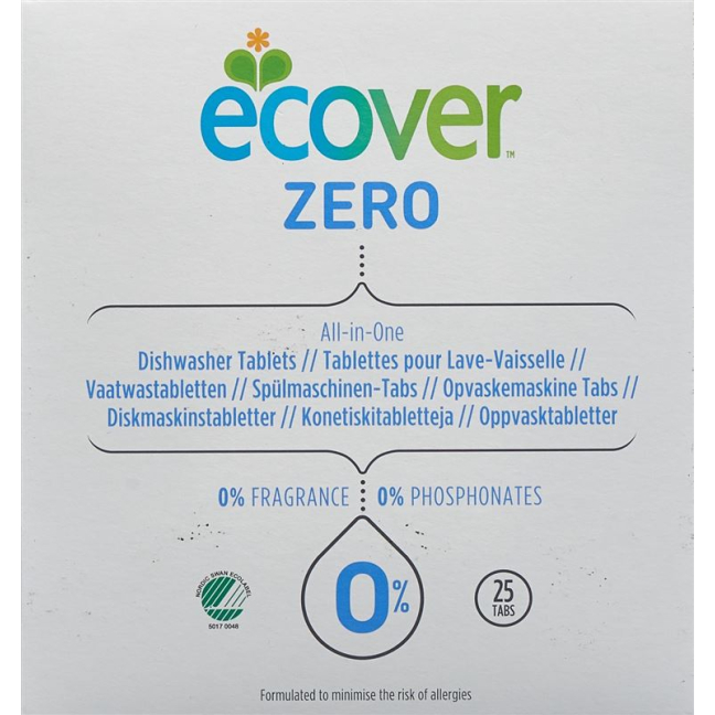 Ecover Zero dishwashing tabs 500 g