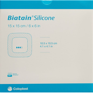 Biatain silicone foam dressing 15x15cm self-adhesive 5 pcs