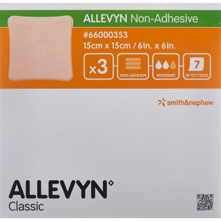 Allevyn Non-Adhesive wound dressing 15x15cm 10 pcs