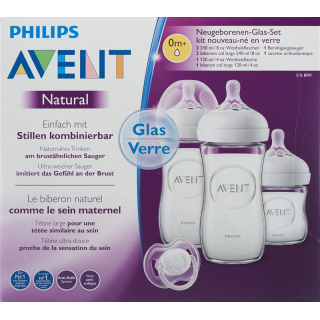 Avent Philips Natural Glass Newborn Set