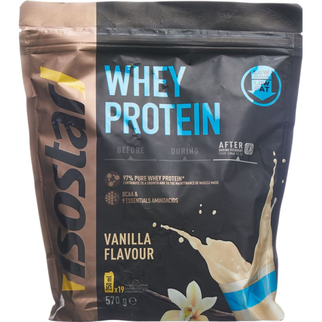 Isostar Whey protein PLV vanilla Btl 570 g