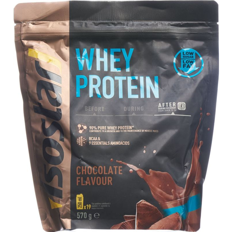 Isostar Whey Protein powder chocolate Battalion 570 g