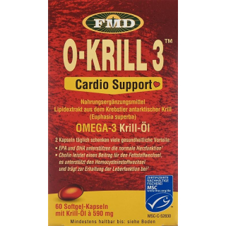 Udos Choice O-Krill 3 Licaps Organic 60 ширхэг