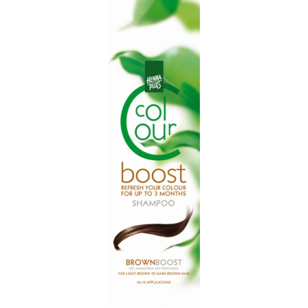 Henna Plus Color Boost Shampoo Brun 200ml