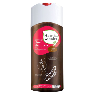 Шампунь HENNA PLUS Gloss Shampoo коричневий 200 мл