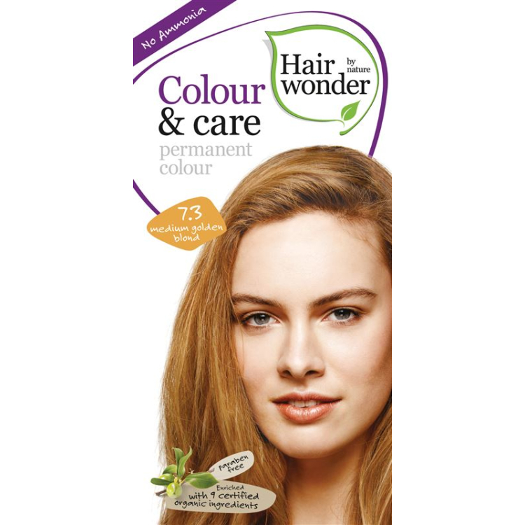 HENNA Hairwonder Color & Care 7.3 ոսկեգույն շիկահեր