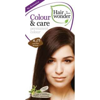 КЪНА Hairwonder Color & Care 4.03 мока кафяво