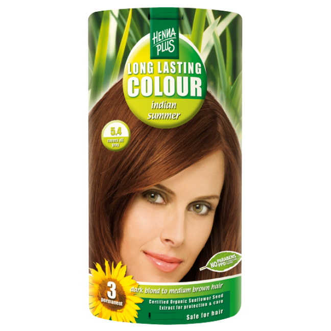 Henna Plus Long Lasting Color indické leto 5.4