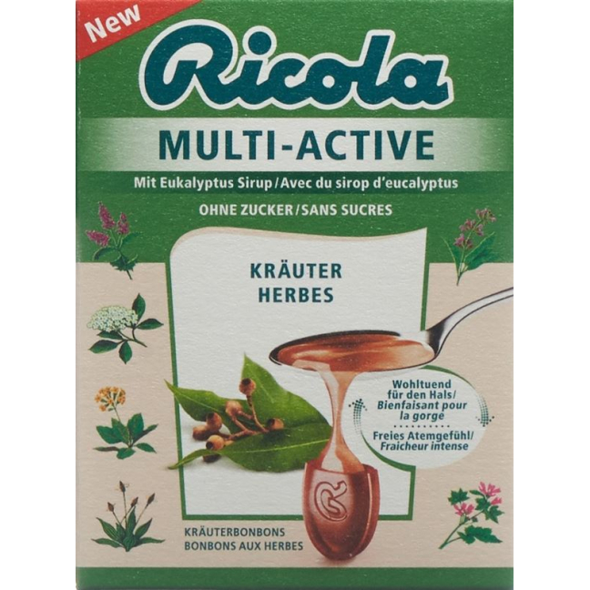 RICOLA Multi-Active Kräuter - Promote Respiratory Health with Refreshing Taste