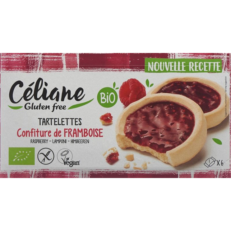 Les Recettes de Céliane Himbeertörtchen Gluten Free Organic 130 g