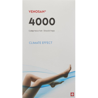 VENOSAN 4002 A-GH KKL2 S lang open zwart 1 paar