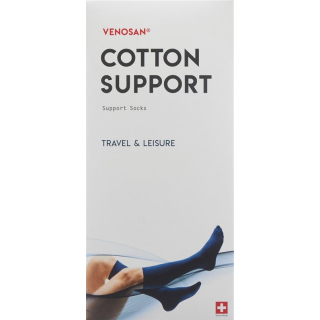 Venosan COTTON SUPPORT Socks A-D L jeans 1 pair