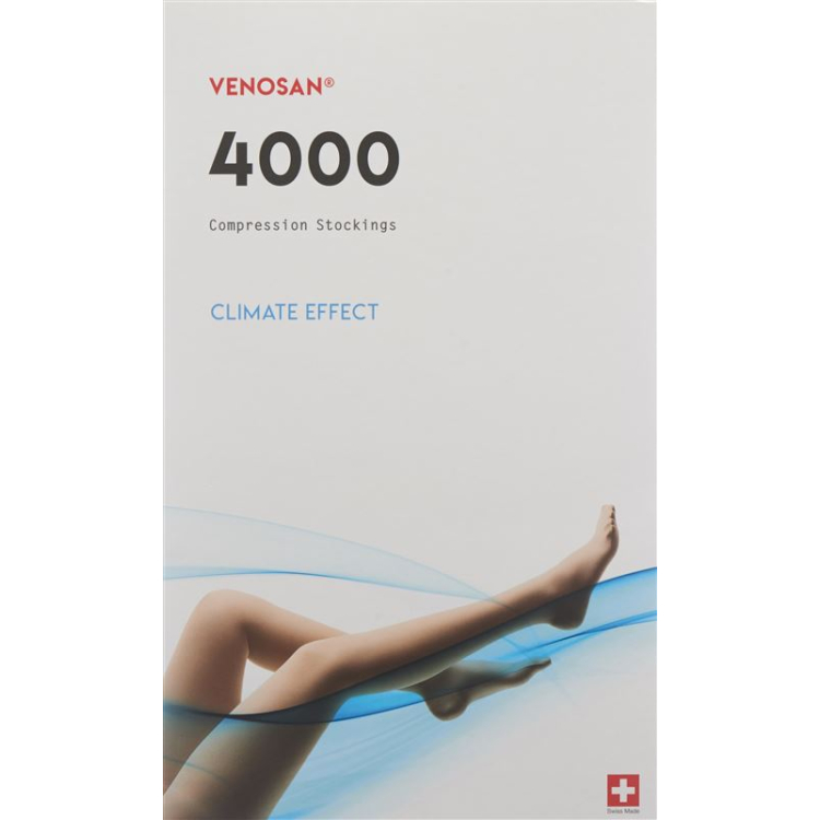 VENOSAN 4002 A-T KKL2 S kısa kesim siyah 1 çift