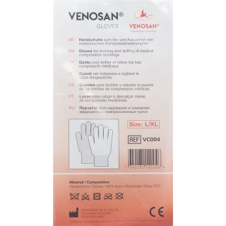 Venosan knobbed gloves L/XL VC004 1 pair