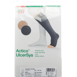 Actico UlcerSys stockings S standard sand 3 pcs