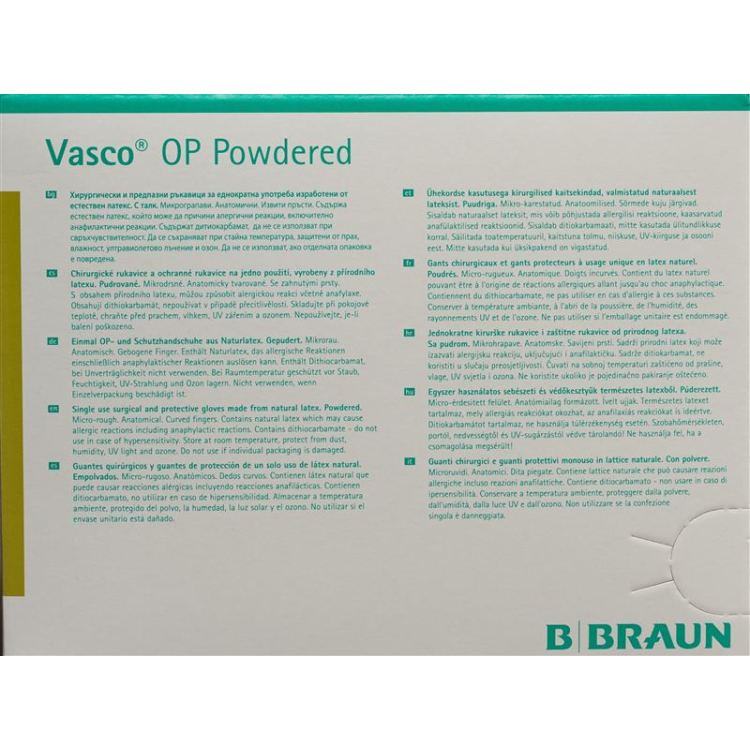 Vasco OP Powdered Gr7 50 pairs