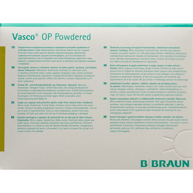 Vasco OP Powdered Gr6.5 50 Paar