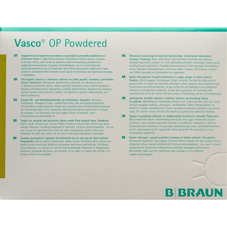 Vasco OP Powdered Gr6.5 50 pairs