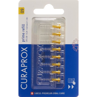 Curaprox CPS 09 основен пълнител Interdentalbürste gelb 8 Stk