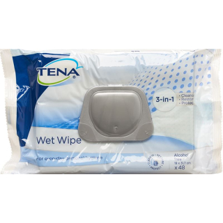 TENA Wet Wipes 12 Karton 48 Stk