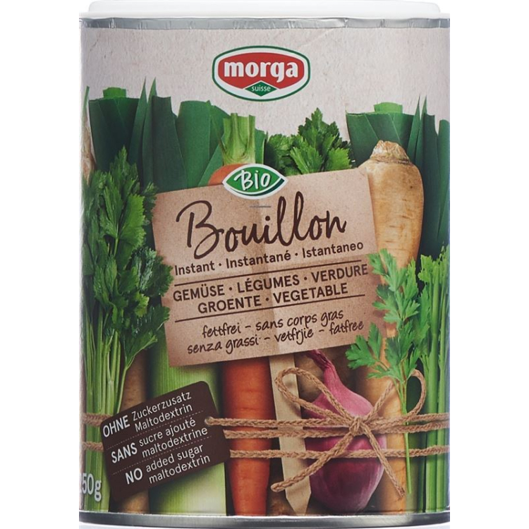 Morga Vegetable Bouillon go մաքուր յուղազերծ օրգանական 250 գ