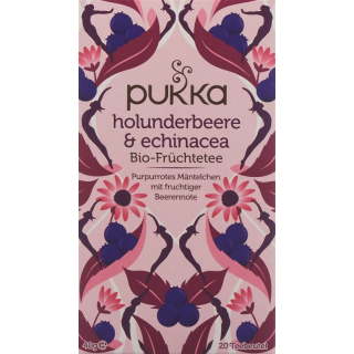 Pukka Holunderbeere & Echinacea Tee Bio Btl 20 шт