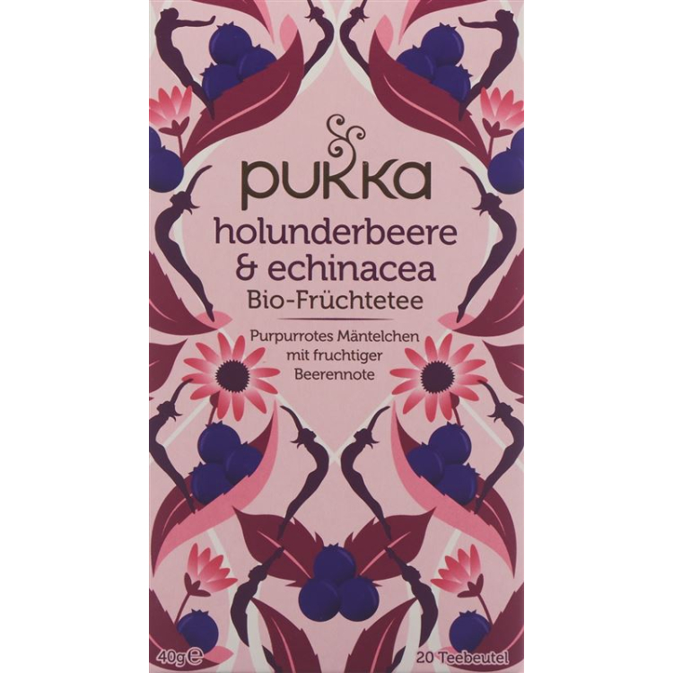 Pukka Holunderbeere and Echinacea Tee Bio bag 20 Stk