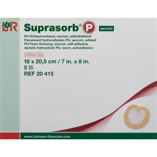Suprasorb P フォームコンパウンド 18x20.5cm 仙骨粘着剤 5 個