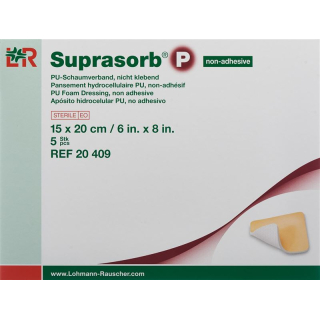 Suprasorb P փրփուր սոուս 15x20սմ չկպչուն 5 հատ