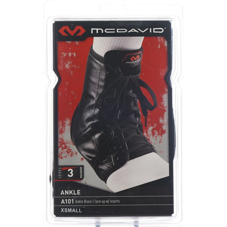 Mc David Ankle Guard ankle XS 38-40 ពណ៌ខ្មៅ