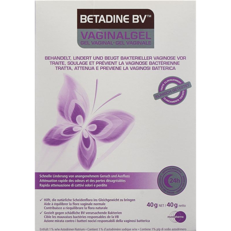 BETADINE BV vaginal gel