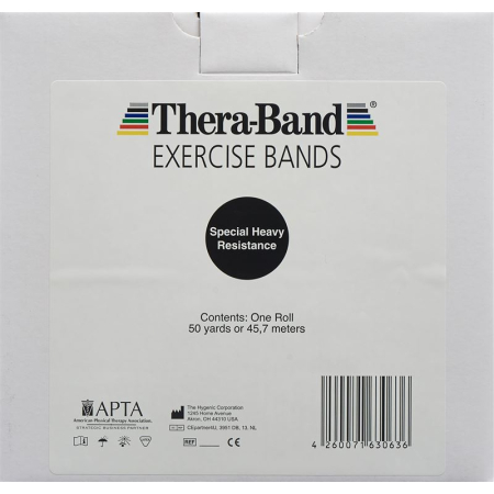 Thera-Band 45mx12,7cm svart ekstra sterk