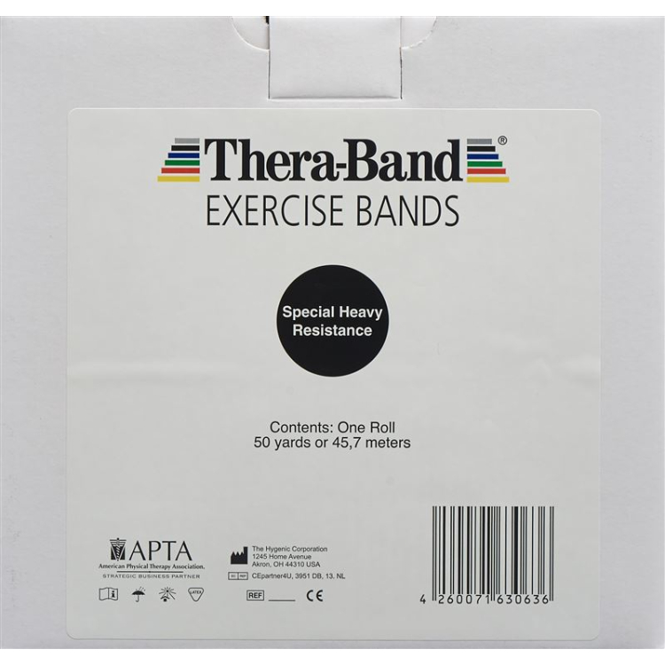 Thera-Band 45mx12.7cm ខ្មៅខ្លាំងបន្ថែម