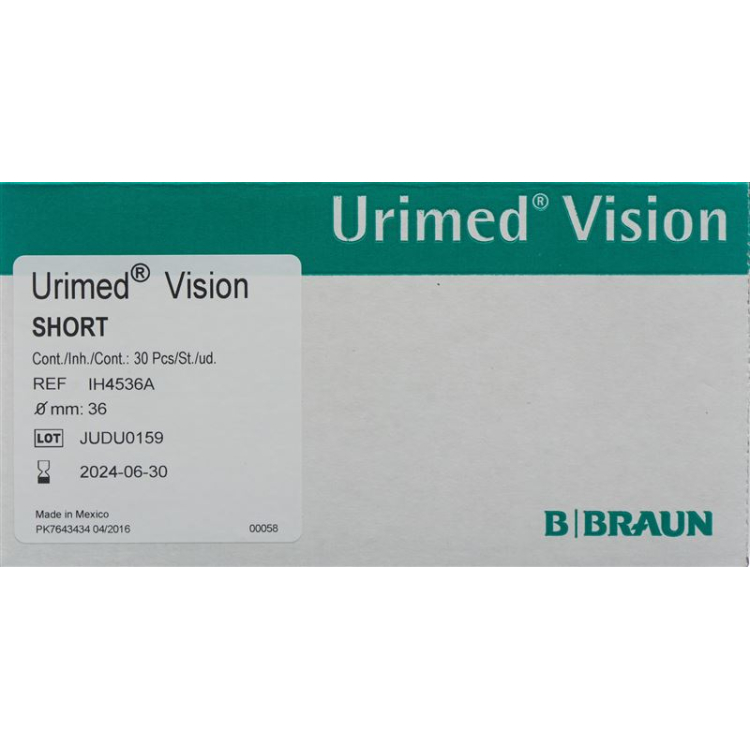 URIMED VISION kondom urinoir 29mm pendek isi 30 pcs