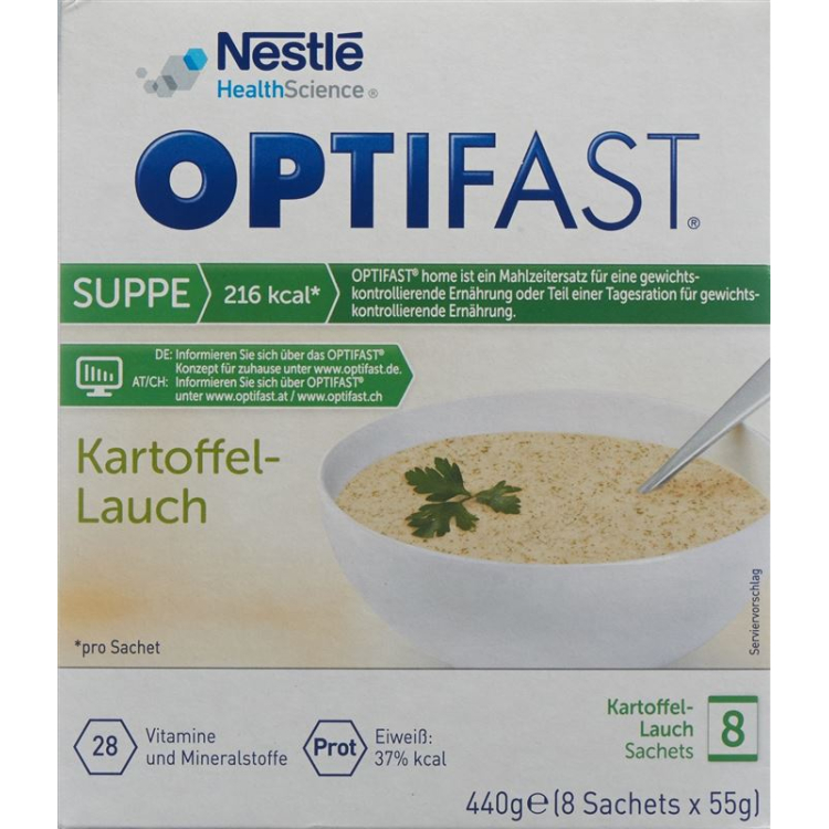 Optifast potato leek soup 8 Battalion 55 g