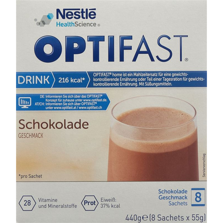 Optifast drink chocolate 8 Battalion 55 g